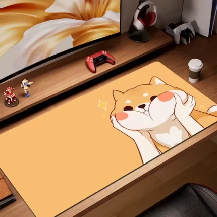 Tapis de souris XXL Corgi Cheeks
