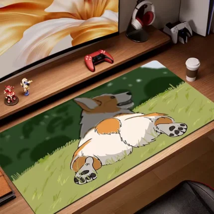 Tapis de souris XXL Corgi Meadow