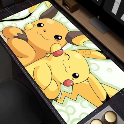 Tapis de souris XXL Pikachu Duo