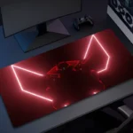 Tapis de souris XXL Valorant Neon Mecha Red
